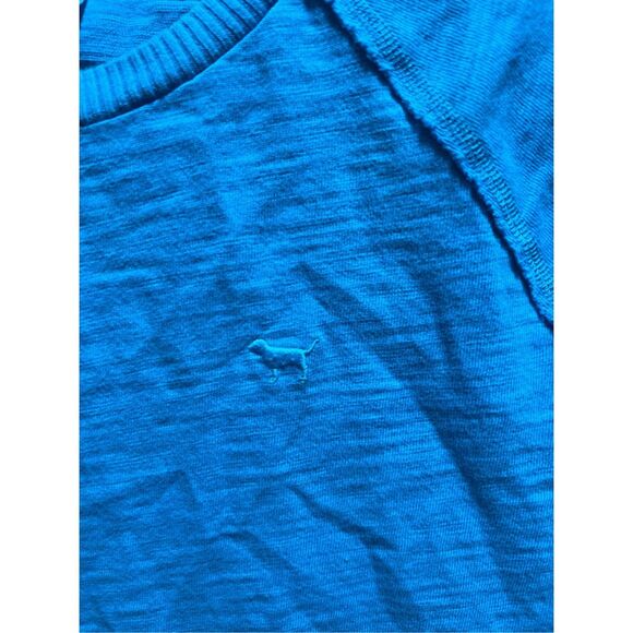 PINK By Victoria’s Secret Blue Cropped T-Shirt Woman’s Size Small - Picture 4 of 7